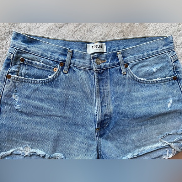 AGOLDE Parker Vintage Cutoff Shorts - Picture 4 of 10